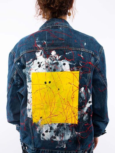 Jeans Jacket handpainted by artist Carmen Maria Alber CMA Online Shop